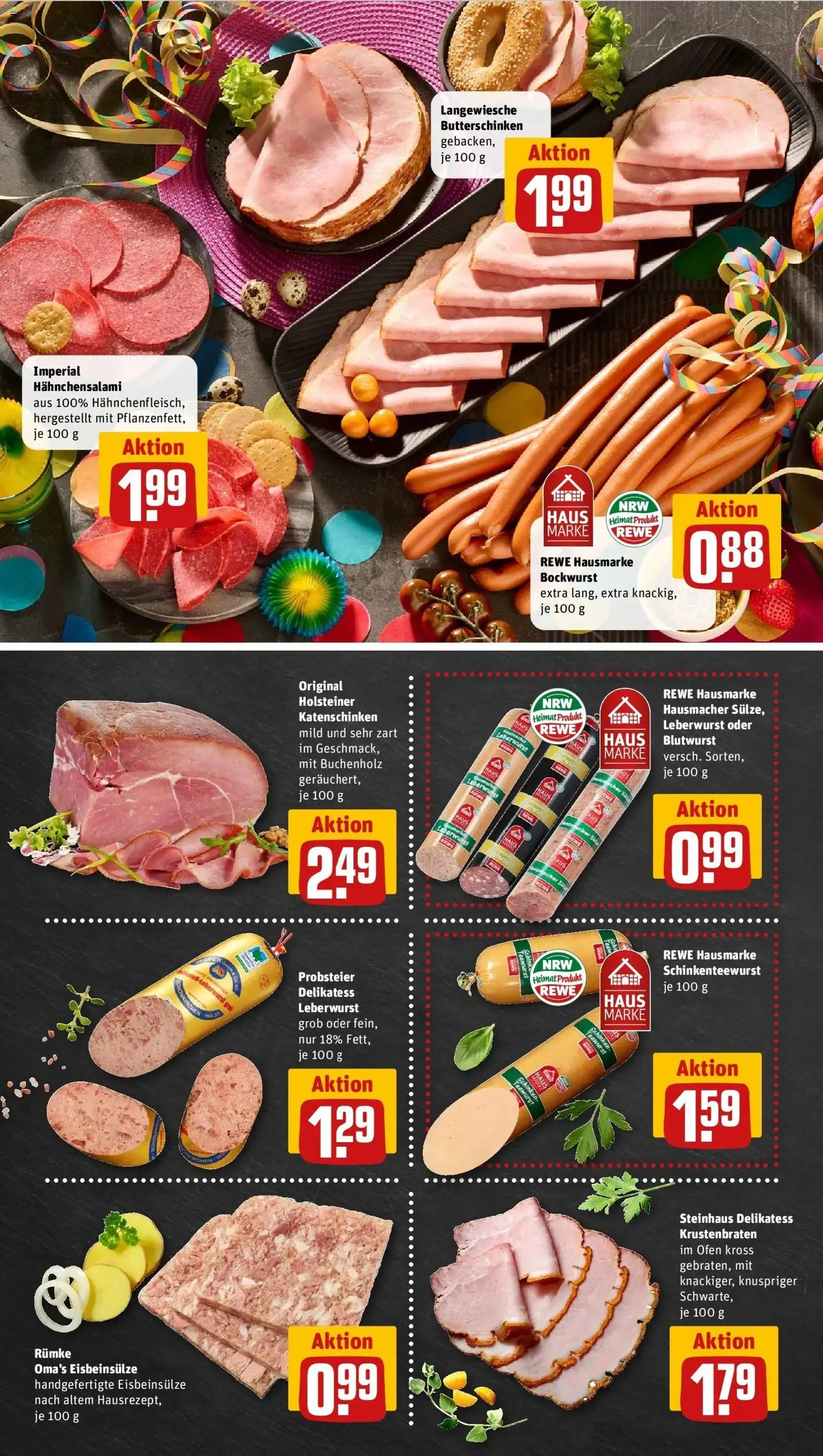 Rewe prospekt Gevelsberg	 – gültig ab 09.02.2026 | Seite: 8 | Produkte: Krustenbraten, Grat, Schinken, Maus