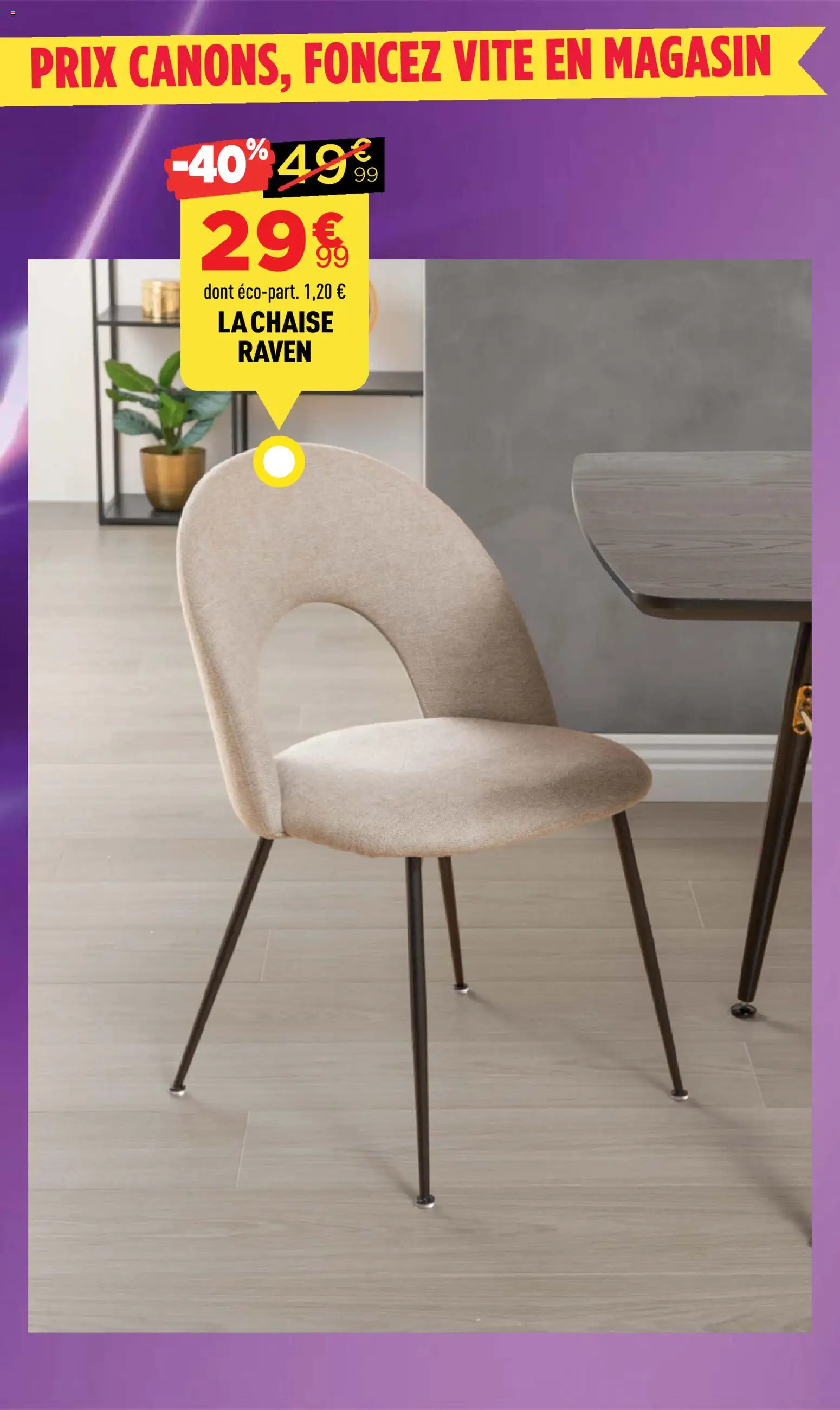 {H1} | Page: 19 | Produits: Chaise