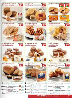 Maximo - Prévisualisation de Maximo catalogue epicerie valide à partir de 23.01.2026 | Page: 29 | Produits: Sucre, Beurre, Pain, Gaufres