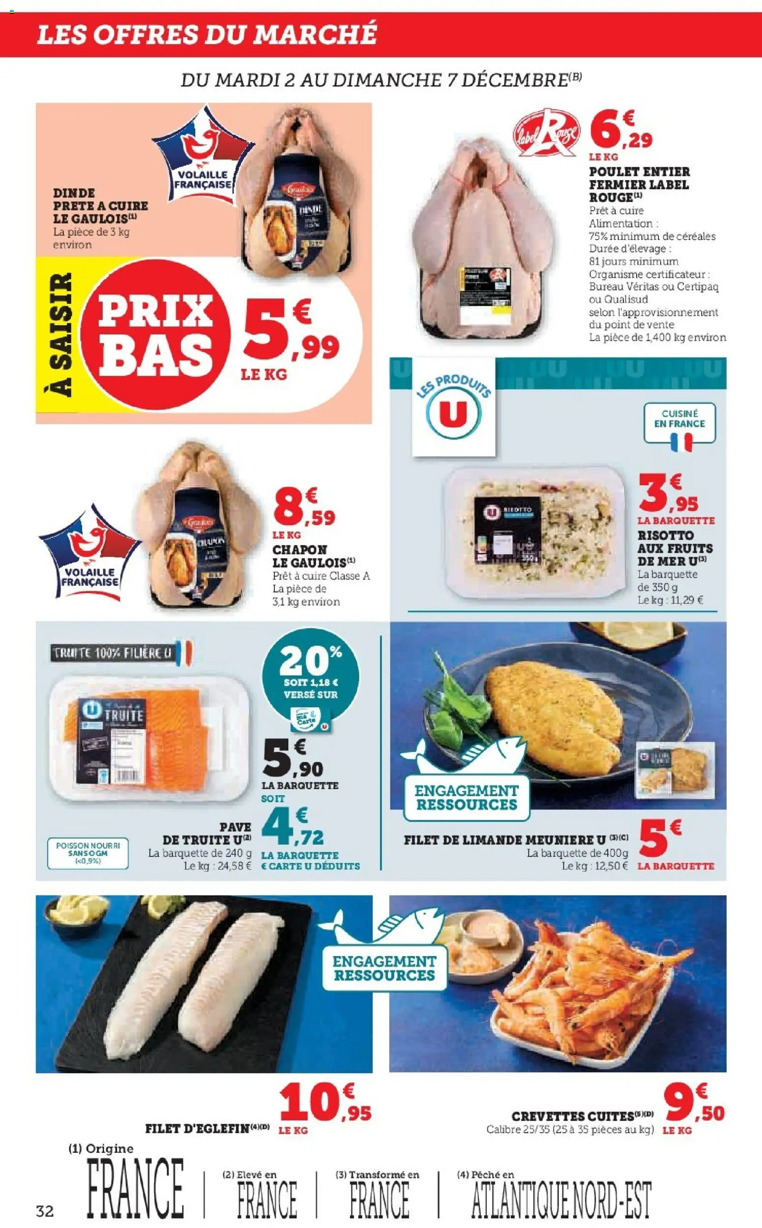 {H1} | Page: 32 | Produits: Pêche, Chapon, Volaille, Poisson