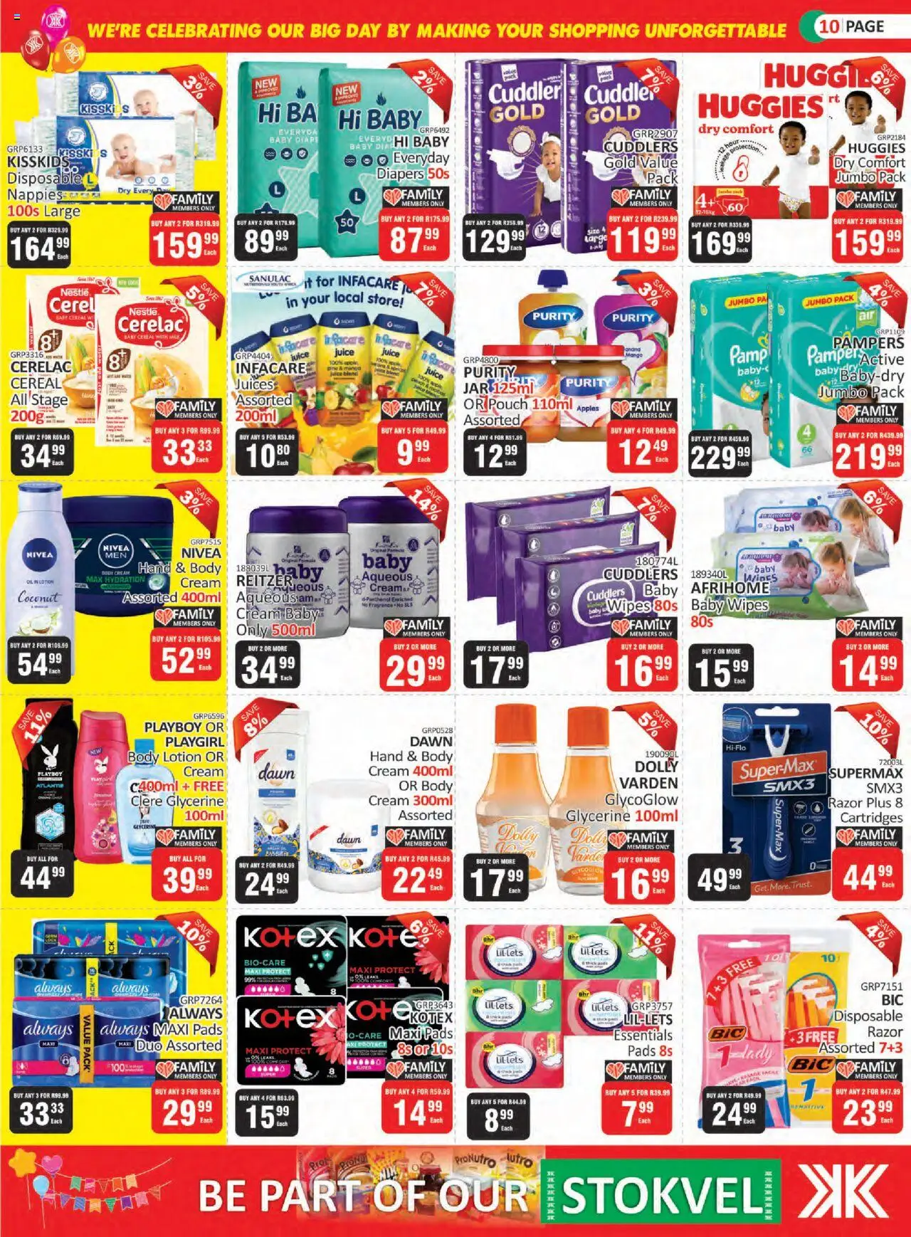 New KIT KAT Cash & Carry catalogue – valid from 25.09.2025 | Page: 10 | Products: Apples, Body cream, Nappies, Lotion