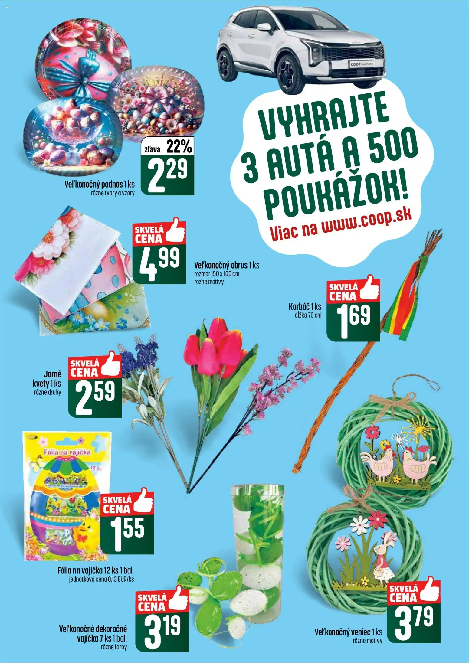 Nové COOP Jednota akcie – leták je platný od 05.03.2026 | Strana: 37 | Produkty: Kvety