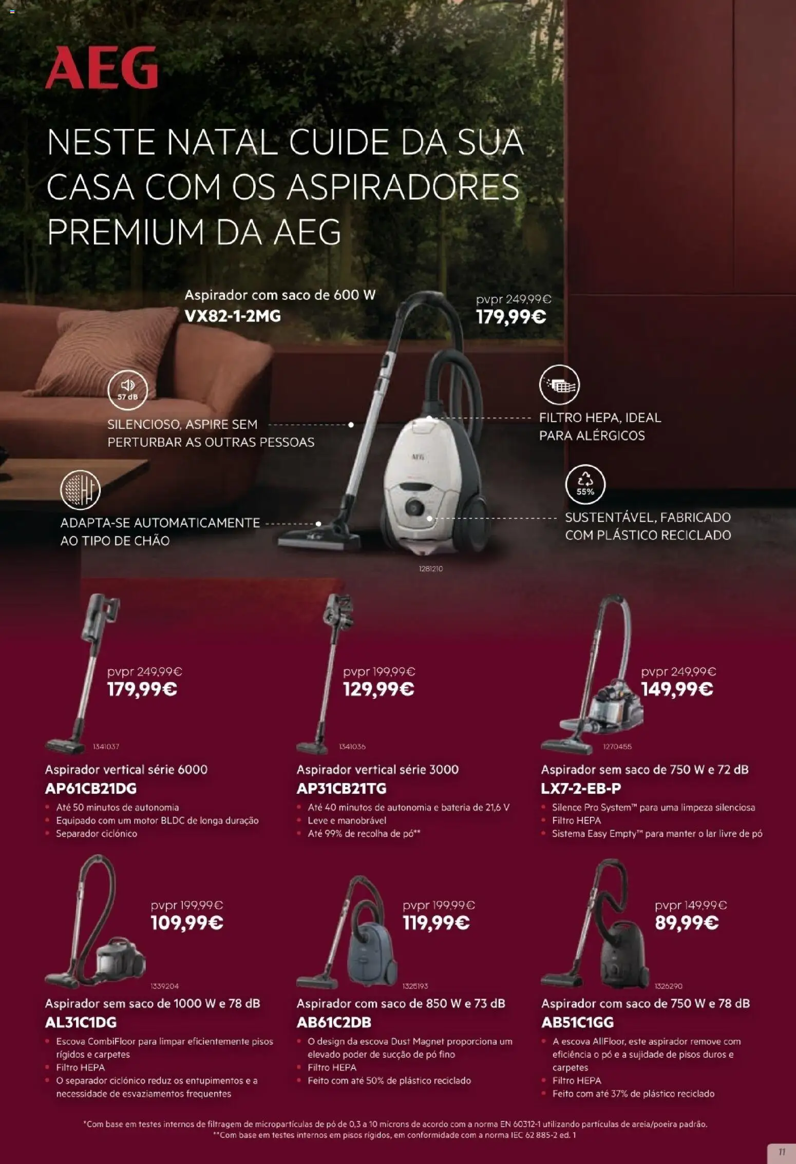 Radio Popular - Especial Natal │ válido de 05.12.2025 | Página: 11 | Produtos: Aspirador, Pó, Base, Bateria