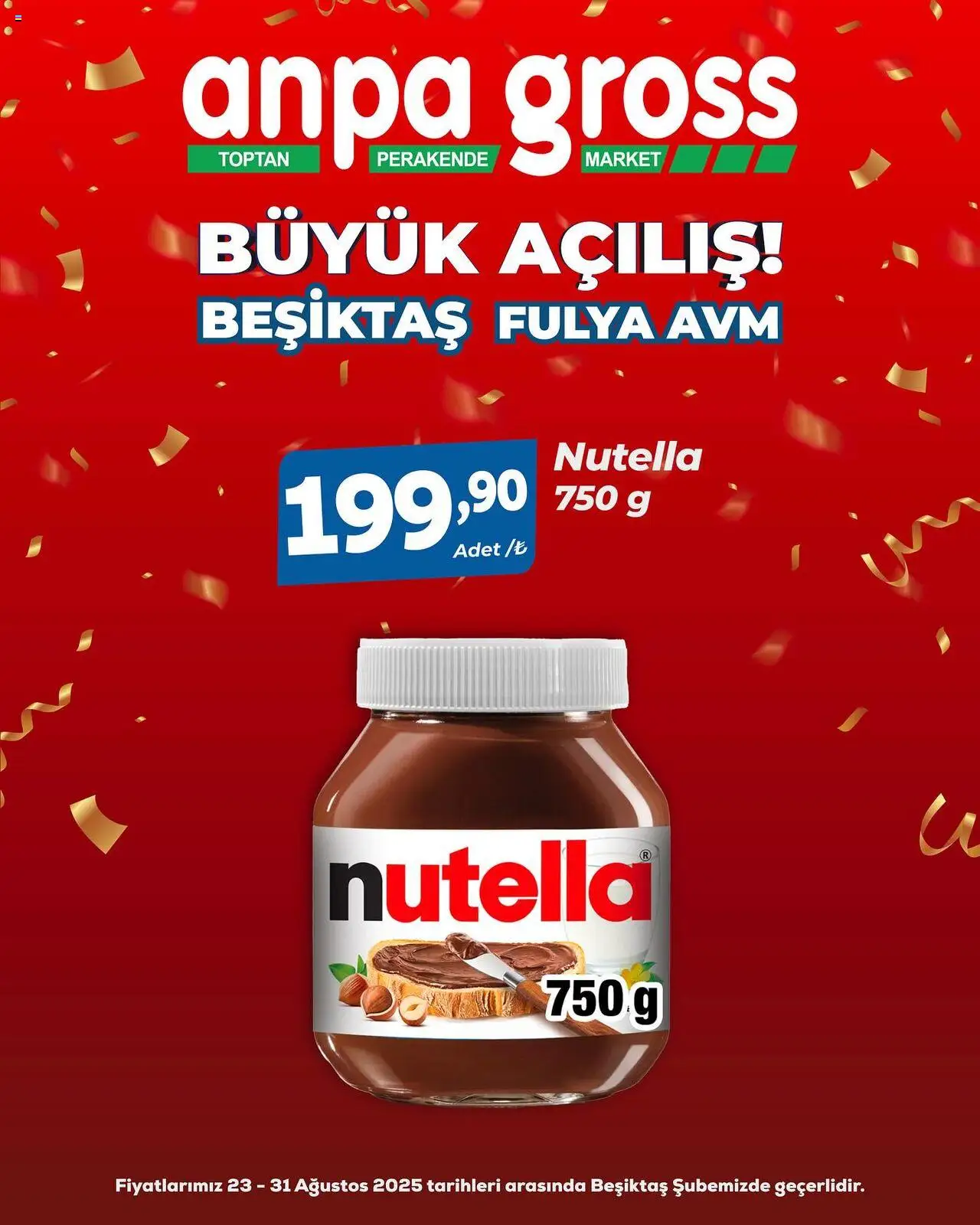 Anpa Gross Büyük Açılış - 23.08.2025 tarihinden itibaren geçerlidir | Sayfa: 29