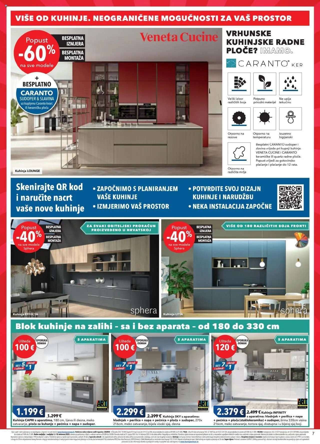 Harvey Norman katalog | vrijedi od 31.07.2025 | Stranica: 7 | Proizvodi: Kuhinja, Hladnjak, Pećnica, Ploča za kuhanje