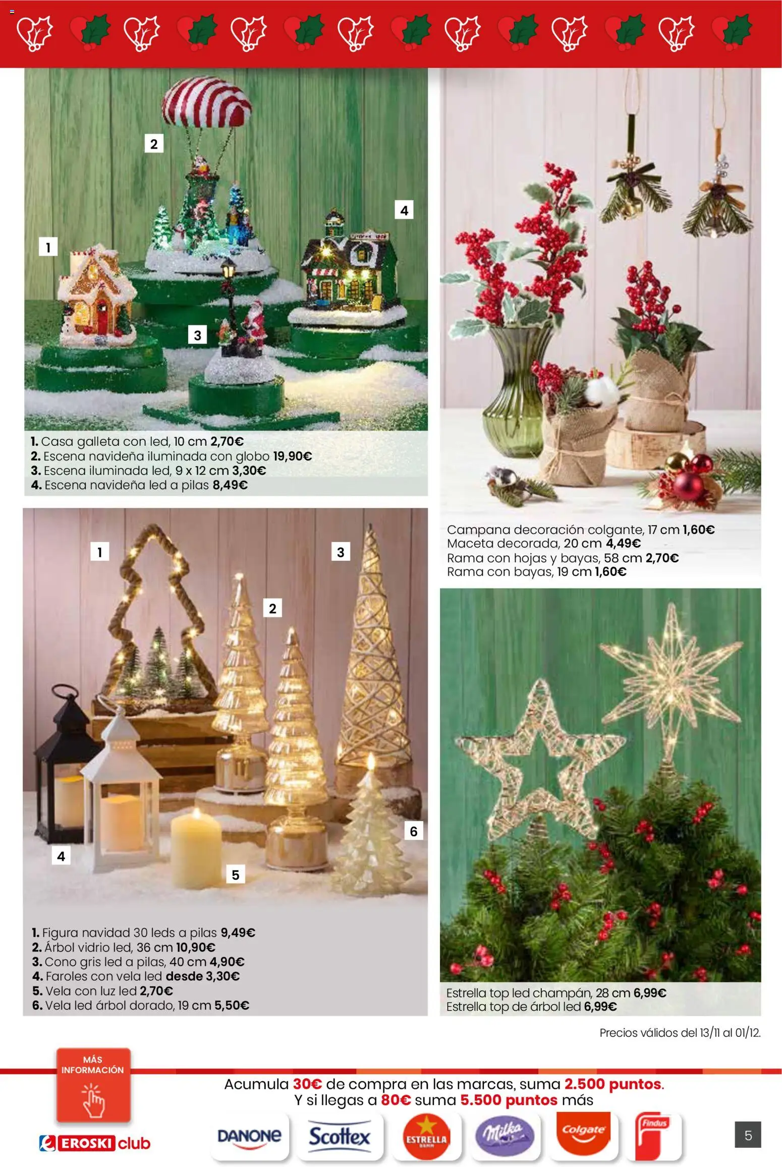 Eroski folleto │ válido desde el 13.11.2025 | Página: 45 | Productos: Vela, Maceta