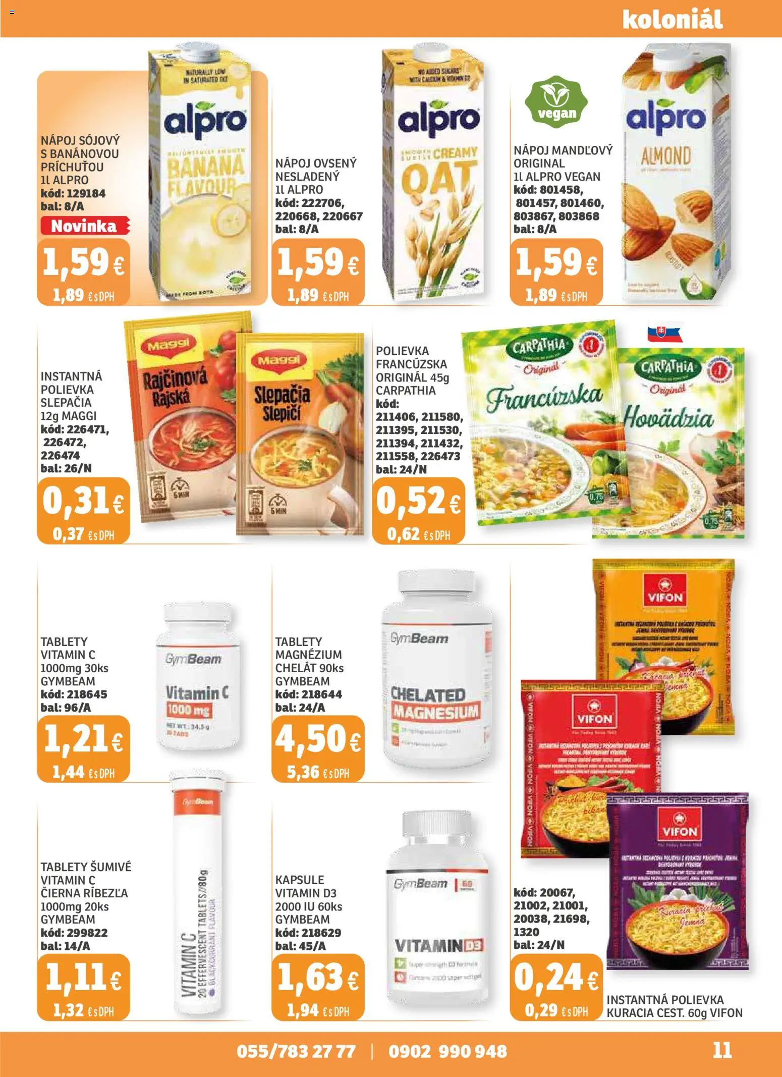 Nové Labaš akcie – leták je platný od 14.11.2025 | Strana: 11 | Produkty: Alpro