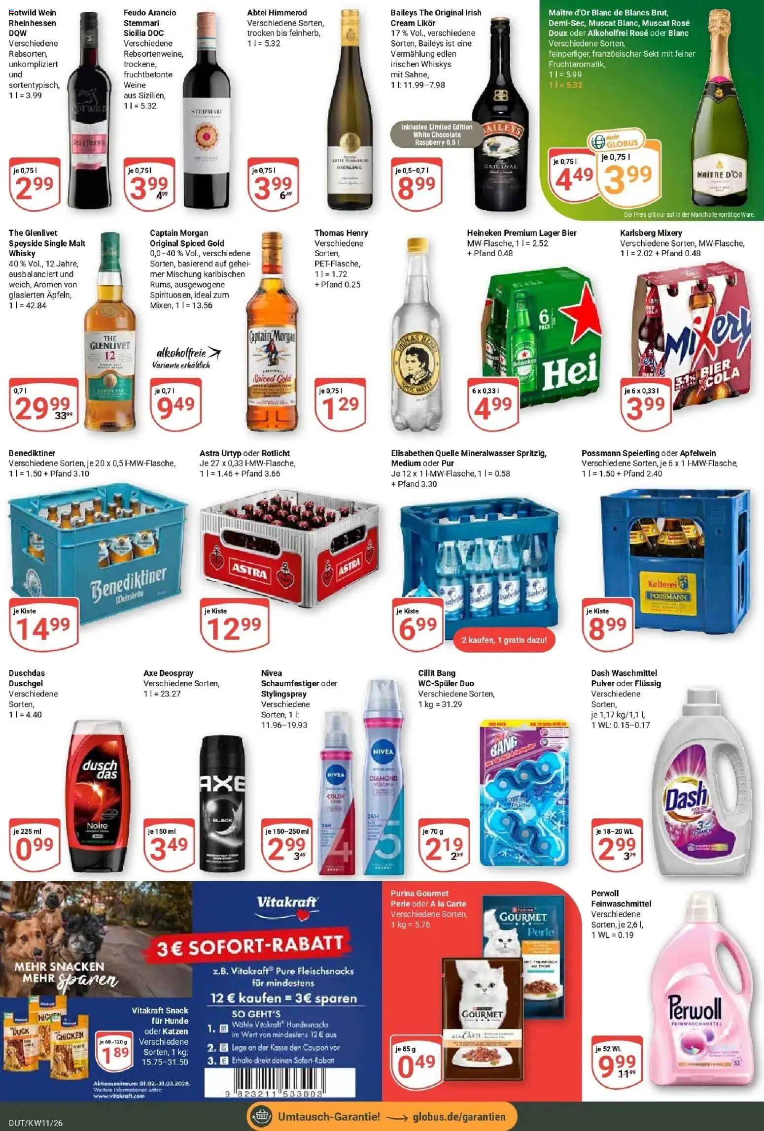 Globus prospekt Wetzlar-Dutenhofen	 – gültig ab 09.03.2026 | Seite: 5 | Produkte: Perwoll, Duschgel, Axe, Mixery