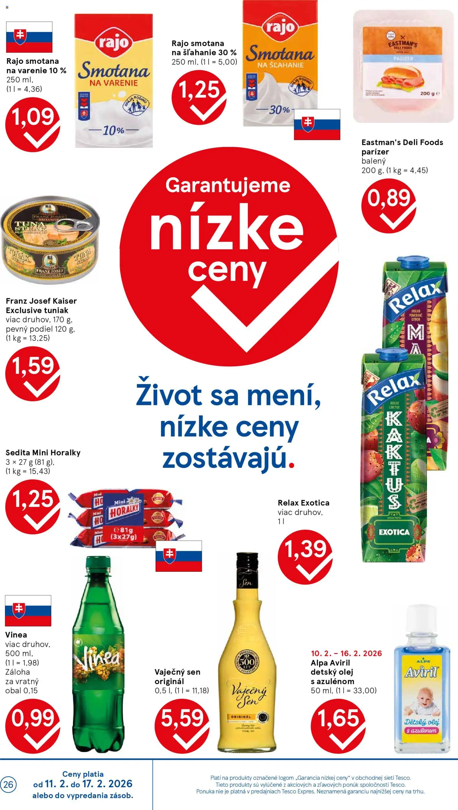Nové Tesco akcie – leták je platný od 11.02.2026 | Strana: 26