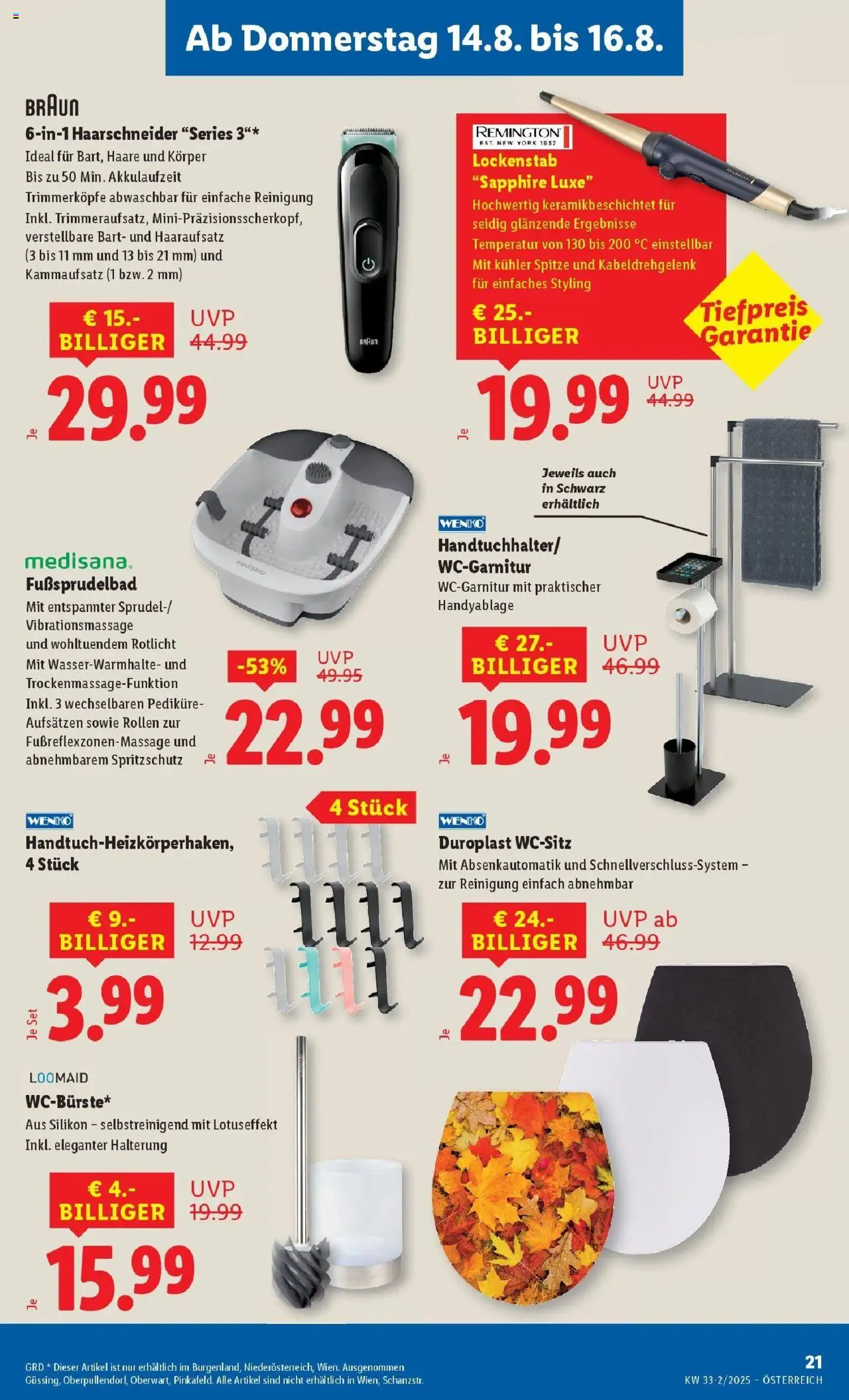 Lidl Flugblatt - Wien gültig ab 14.08.2025 | Seite: 23 | Produkte: Lockenstab