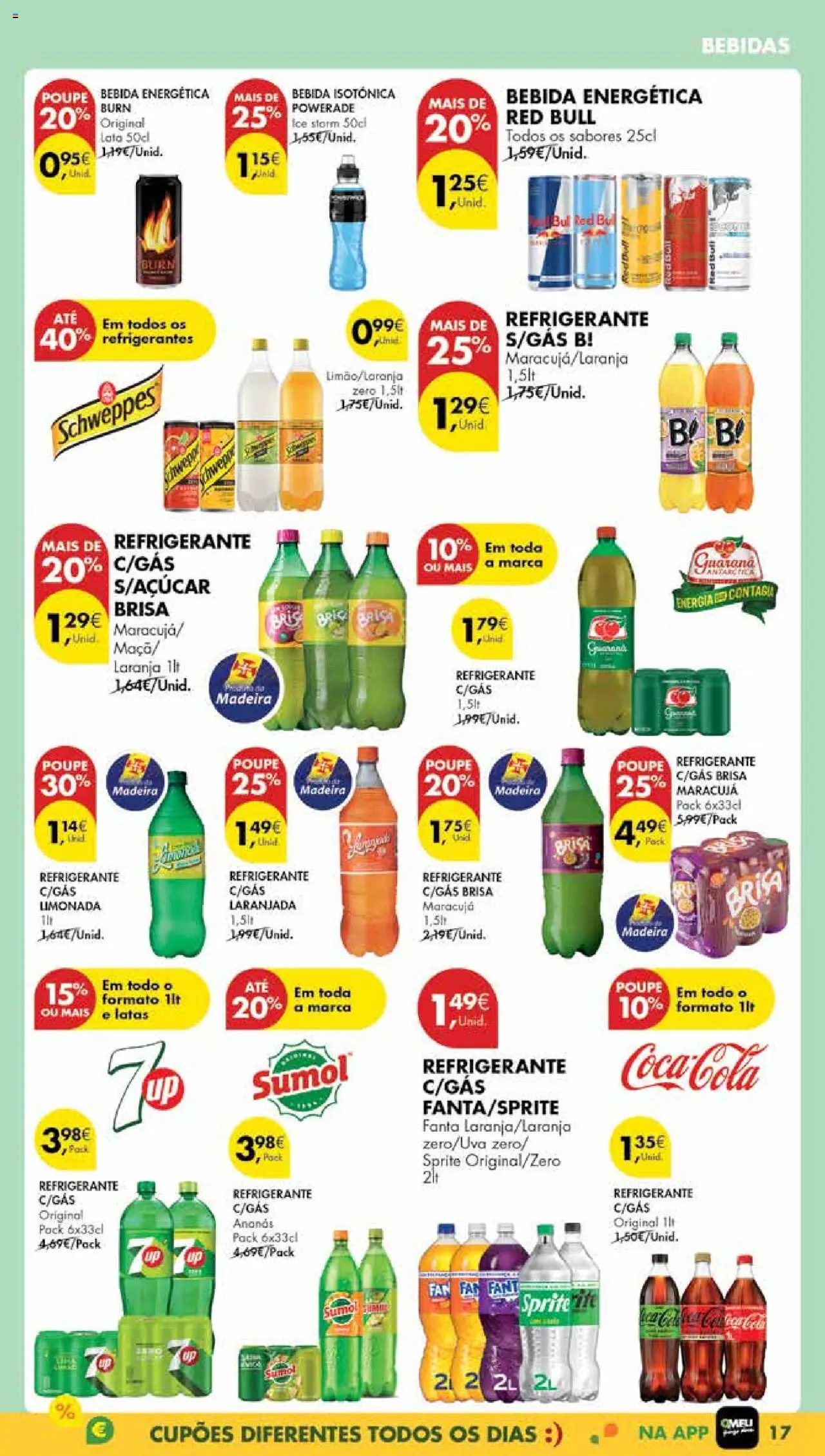 Pingo Doce Poupe Esta Semana Madeira │ válido de 12.08.2025 | Página: 17 | Produtos: Fanta, Sumo, Coca-cola, Bebida
