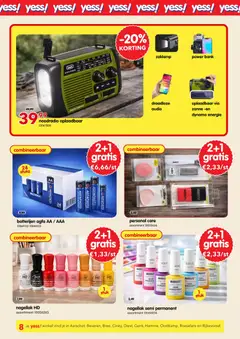 yess! folder - Voorbeeld van een folder van yess!, geldig van 03.03.2026 | Pagina: 8