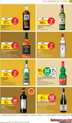 Intermarché - Prévisualisation de APÉRITIF ANISÉ PASTIS 51 I, 45% vol. valide à partir de 23.09.2025 | Page: 35
