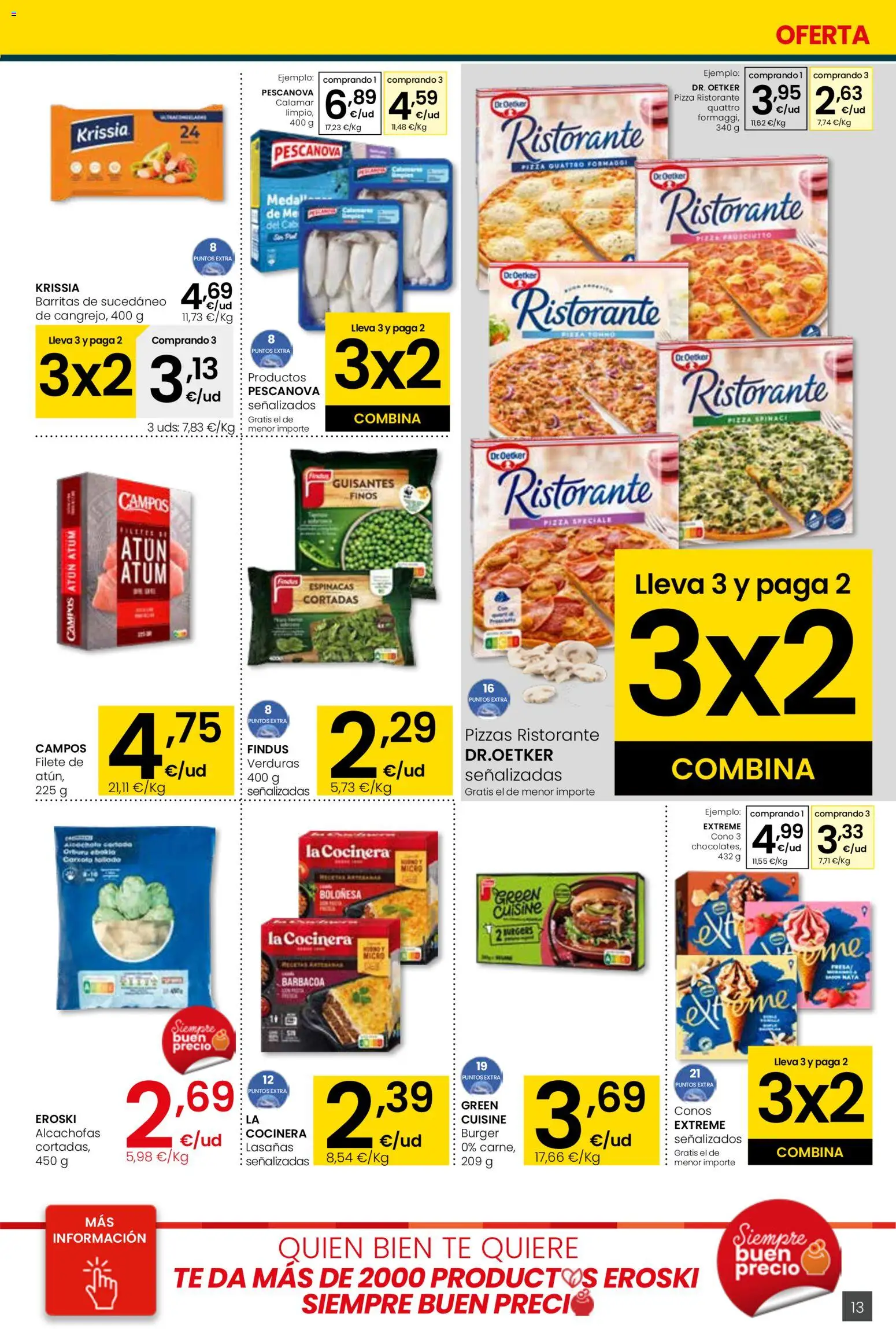 Eroski - Viste tu cesta de primavera Center │ válido desde el 12.03.2026 | Página: 13 | Productos: Πορσελάνη, Té, Barbacoa, Filete