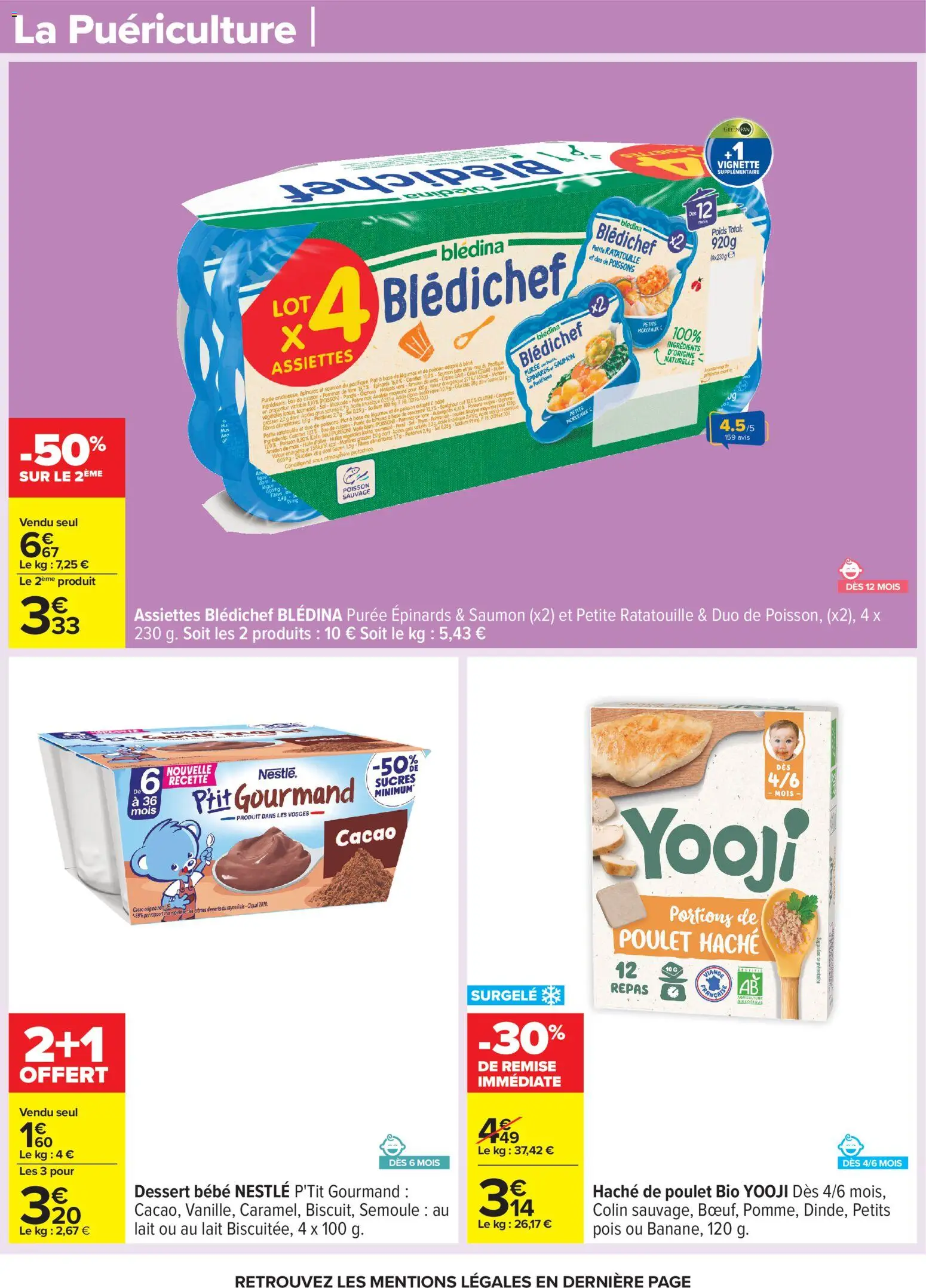 {H1} | Page: 51 | Produits: Pois, Lait, Poisson, Saumon