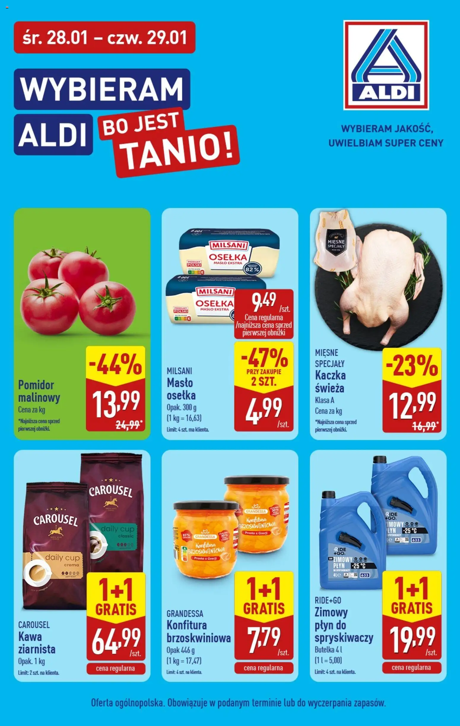 Aldi Gazetka - Środa/Czwartek od 28.01.2026 | Strona: 1