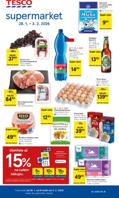 Náhled letáku Tesco leták - Supermarket od 28.01.2026