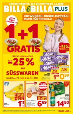 Billa Flugblatt - Oberösterreich ab 29.01.2026 gültig