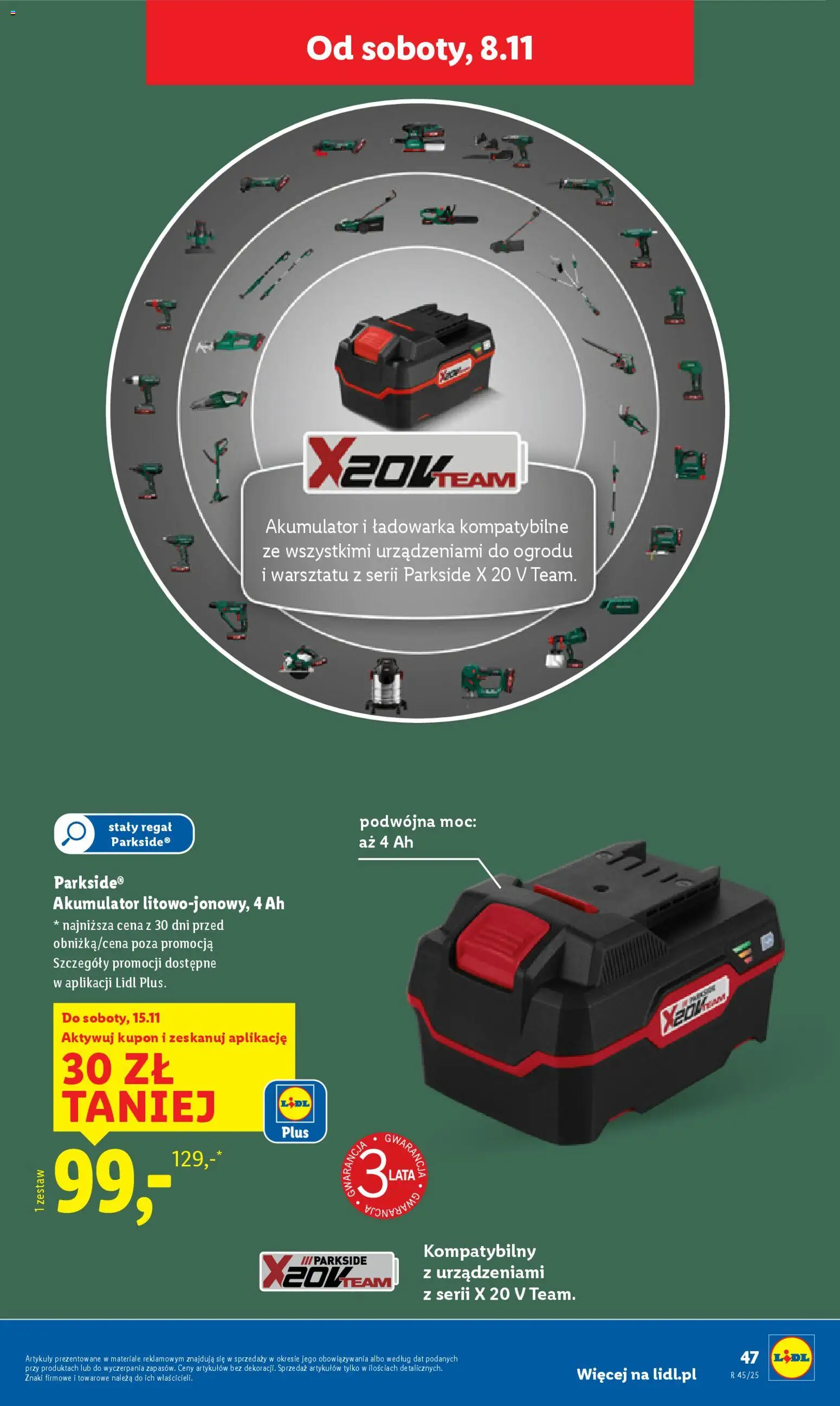 Lidl Katalog od 03.11.2025 | Strona: 51 | Produkty: Ładowarka, Regał