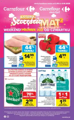Pogląd oferty "Carrefour Gazetka - Weekend promek już od czwartku" - ważna od 02.10.2025