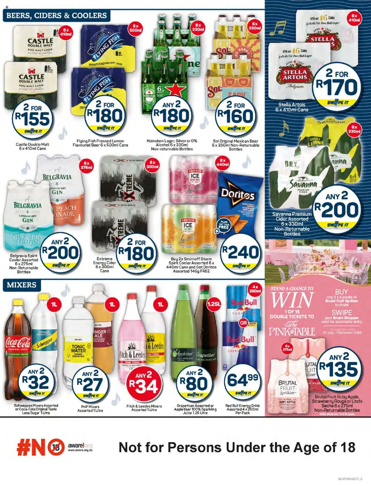 Pick n Pay - Liquor Specials │ valid from 25.08.2025 | Page: 3 | Products: Cider, Fish, Gin, Peach