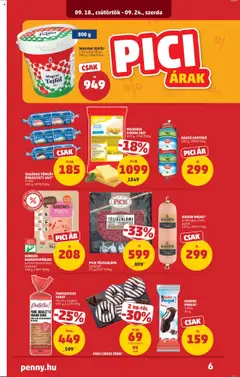 PENNY akciós ujság - amely érvényes a következő dátumtól: 18.09.2025 | Oldal: 8