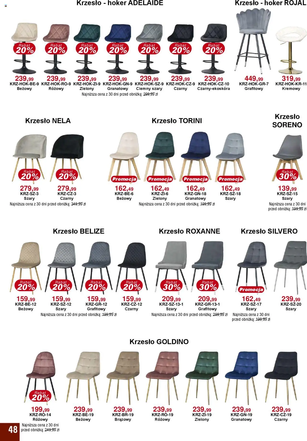 Bodzio Katalog od 01.07.2025 | Strona: 48 | Produkty: Krzesło