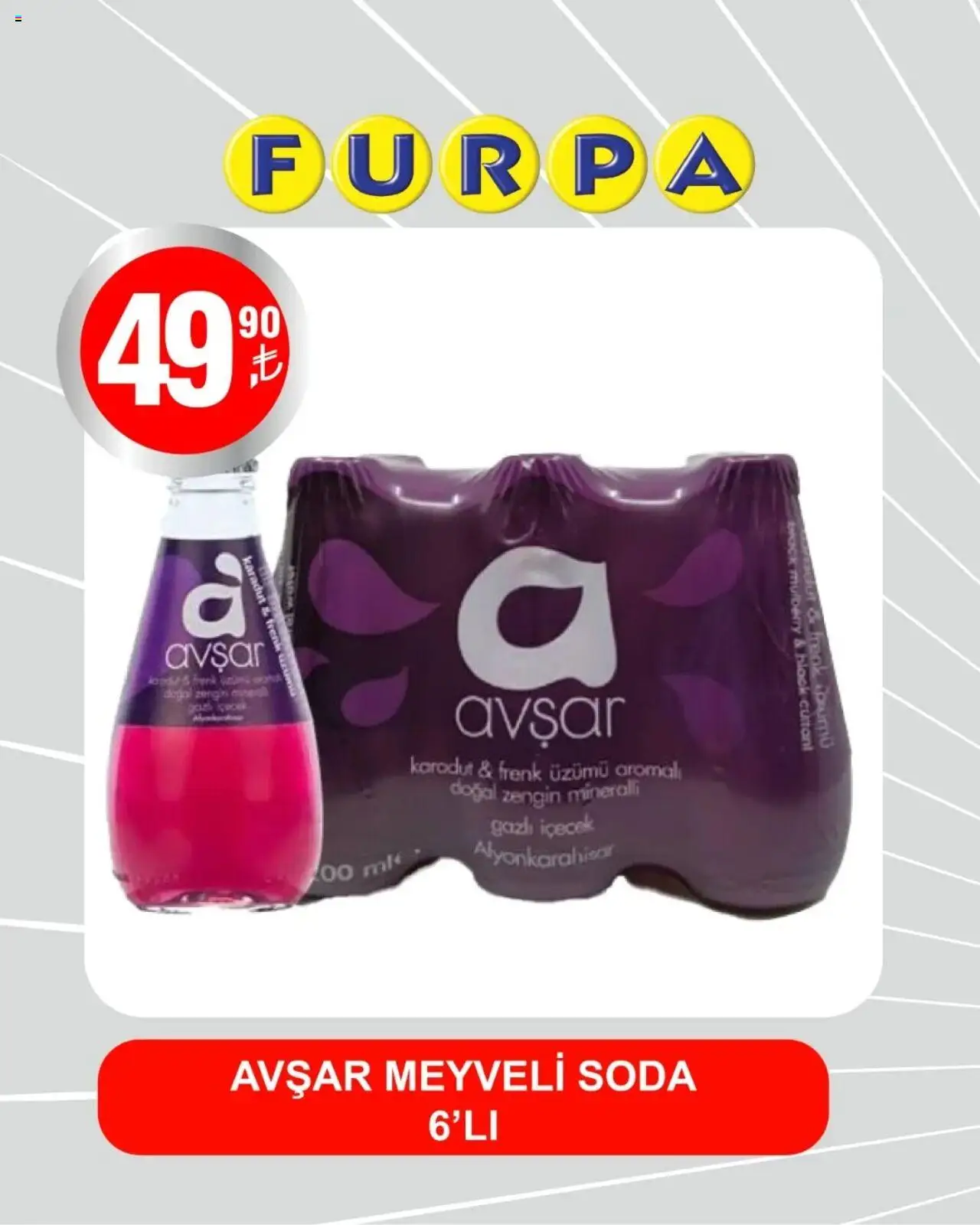 Furpa Kasa Fırsatları - 07.07.2025 tarihinden itibaren geçerlidir | Sayfa: 2 | Ürünler: Frenk üzümü, Soda, Gazlı içecek
