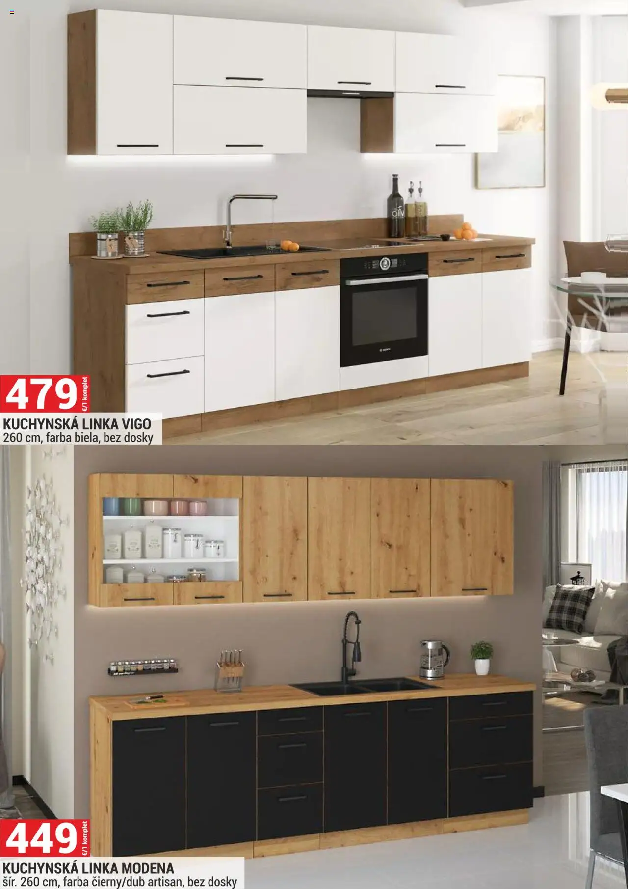 Merkury Market nábytok, sedačky, matrace │ platný od 01.08.2025 | Strana: 4 | Produkty: Kuchynská linka
