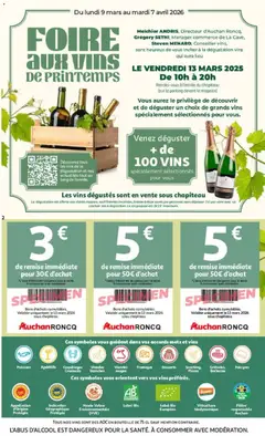 Auchan - Prévisualisation de Auchan - Foire aux vins de Printemps valide à partir de 09.03.2026 | Page: 2