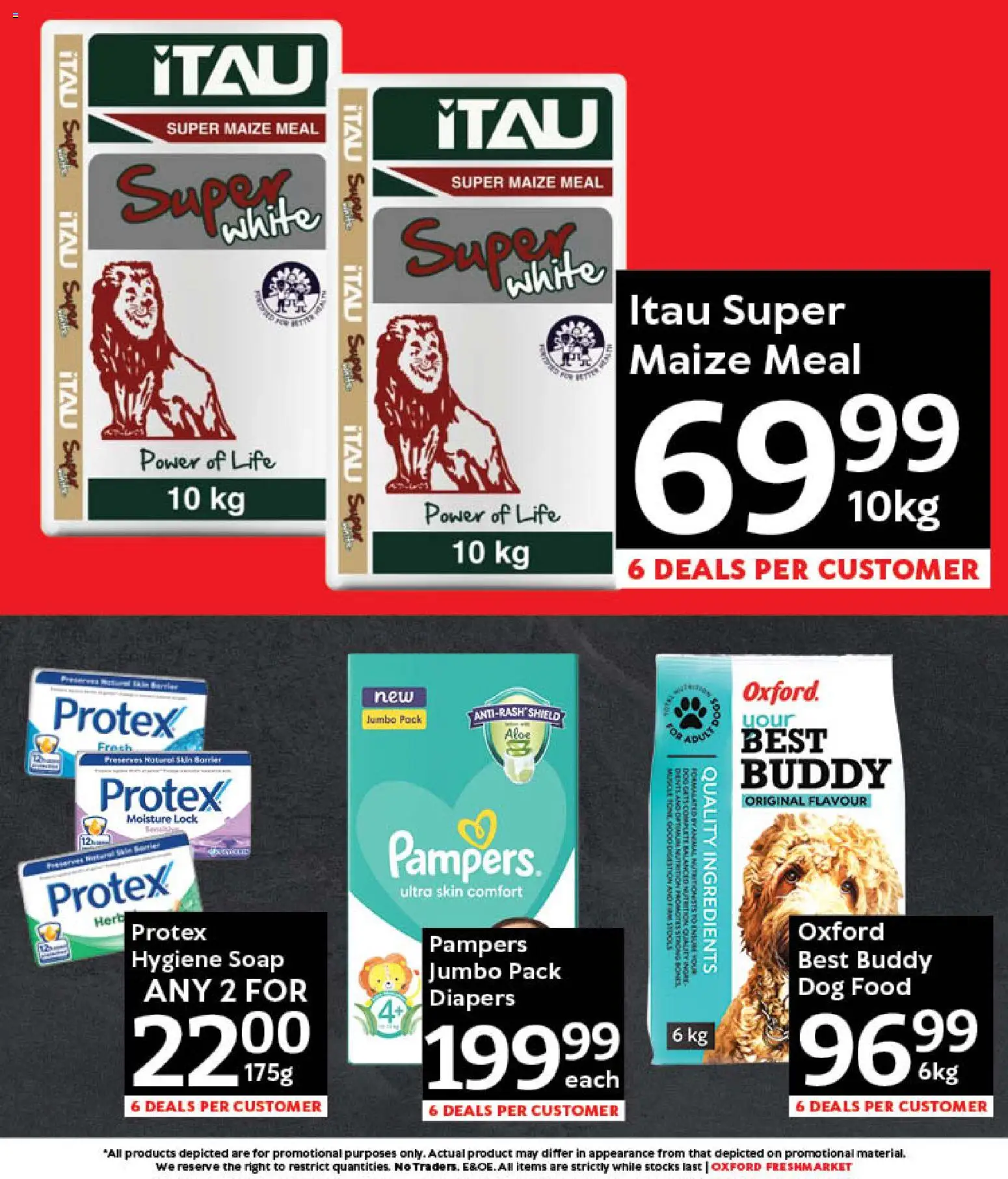 New Oxford Freshmarket catalogue – valid from 21.02.2026 | Page: 3 | Products: Lock, Maize meal, Soap, Dog food