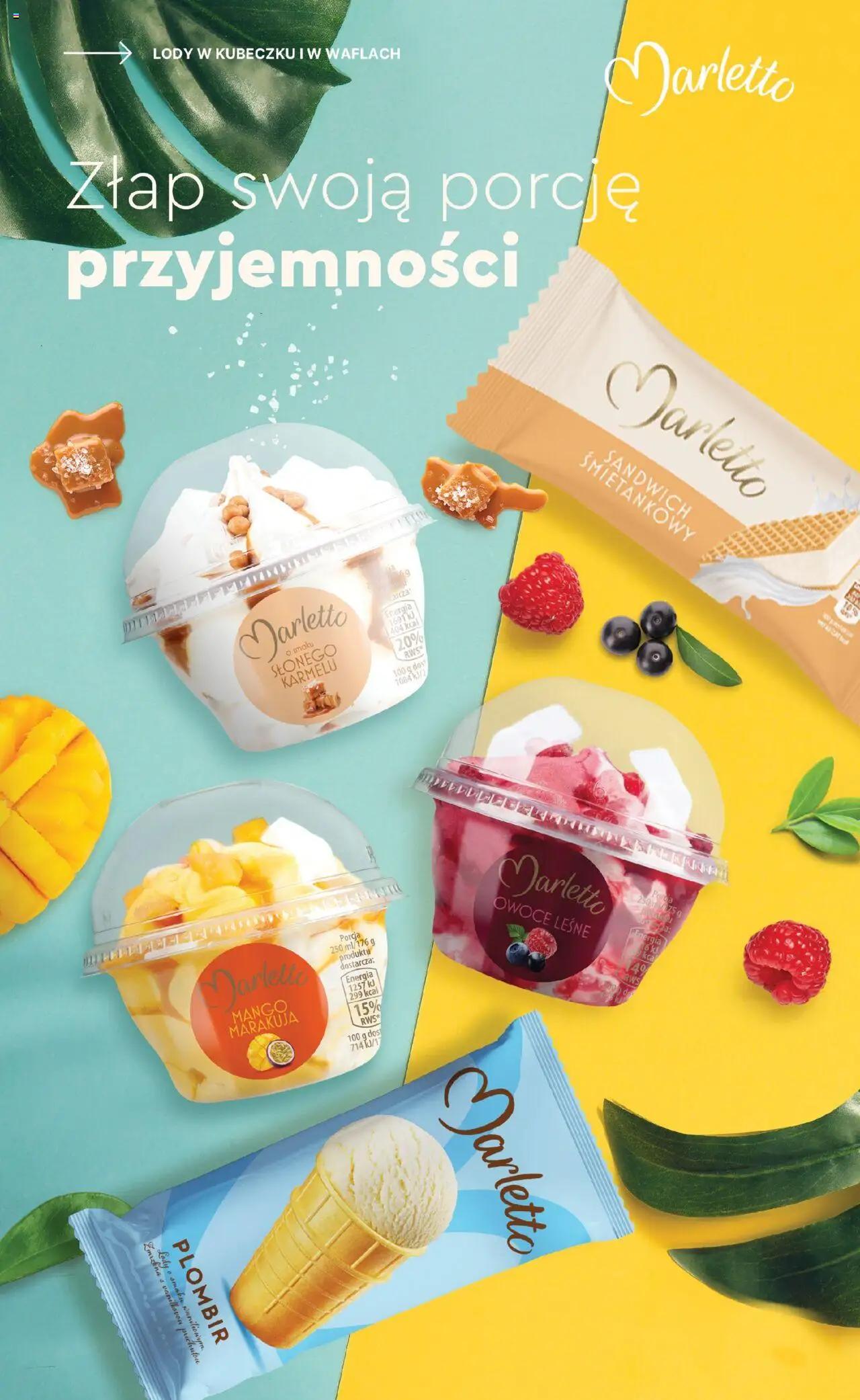 Biedronka gazetka - Marlettolodowa budka biedronki od 14.06.2025 | Strona: 13 | Produkty: Lody na patyku, Lody