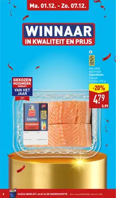 Aldi folder week 49 - Voorbeeld van een folder van Aldi, geldig van 01.12.2025 | Pagina: 5 | Producten: Gewicht