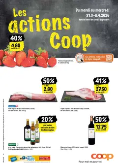 Coop aktionen FR ab 31.03.2026 gültig