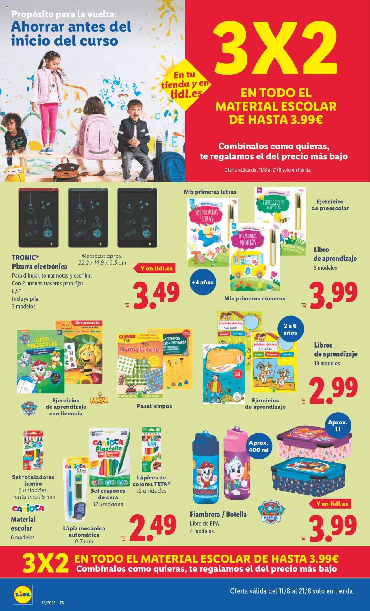 Lidl catálogo de bazar BCN │ válido desde el 11.08.2025 | Página: 2 | Productos: Fiambrera, Té