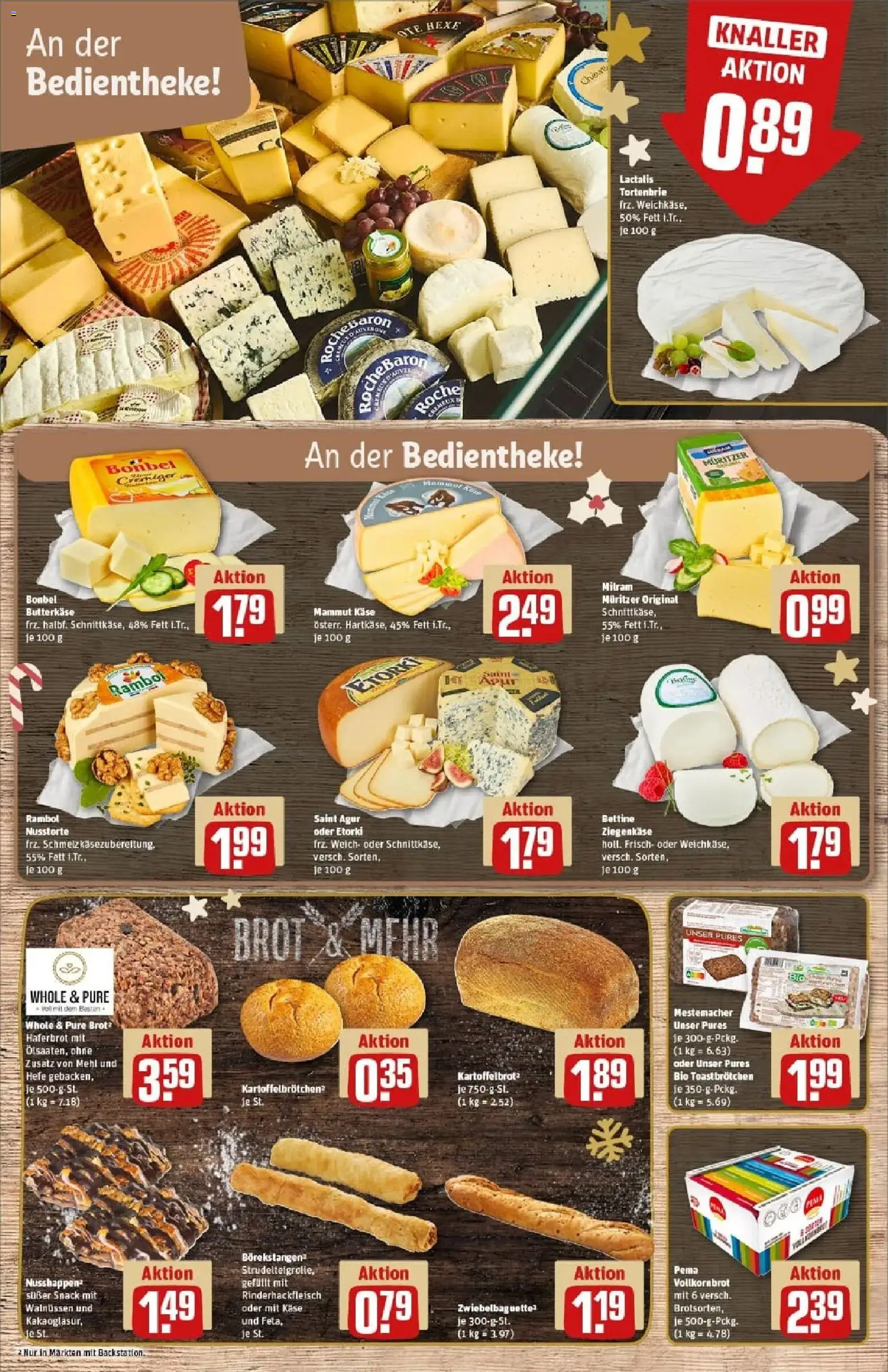 Rewe prospekt München / Bogenhausen	 – gültig ab 23.11.2025 | Seite: 15 | Produkte: Mehl, Ziegenkäse, Vollkornbrot, Brot