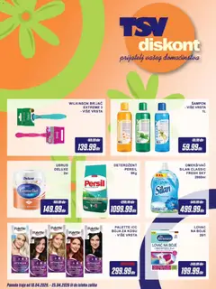 TSV Diskont katalog - pregled TSV Diskont kataloga - važi od 10.04.2026 | Strana: 3 | Proizvode: Ubrus, Silan, Šampon, Persil