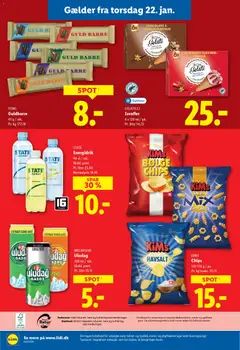 Lidl - Tilbudsavis gyldig fra 18.01.2026 | Side: 33 | Produkter: Chips, Isvafler, Søm