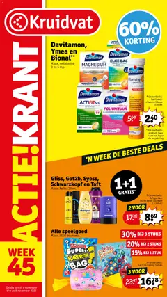 Kruidvat - Folder week 45 - Voorbeeld van een folder van Kruidvat, geldig van 04.11.2025