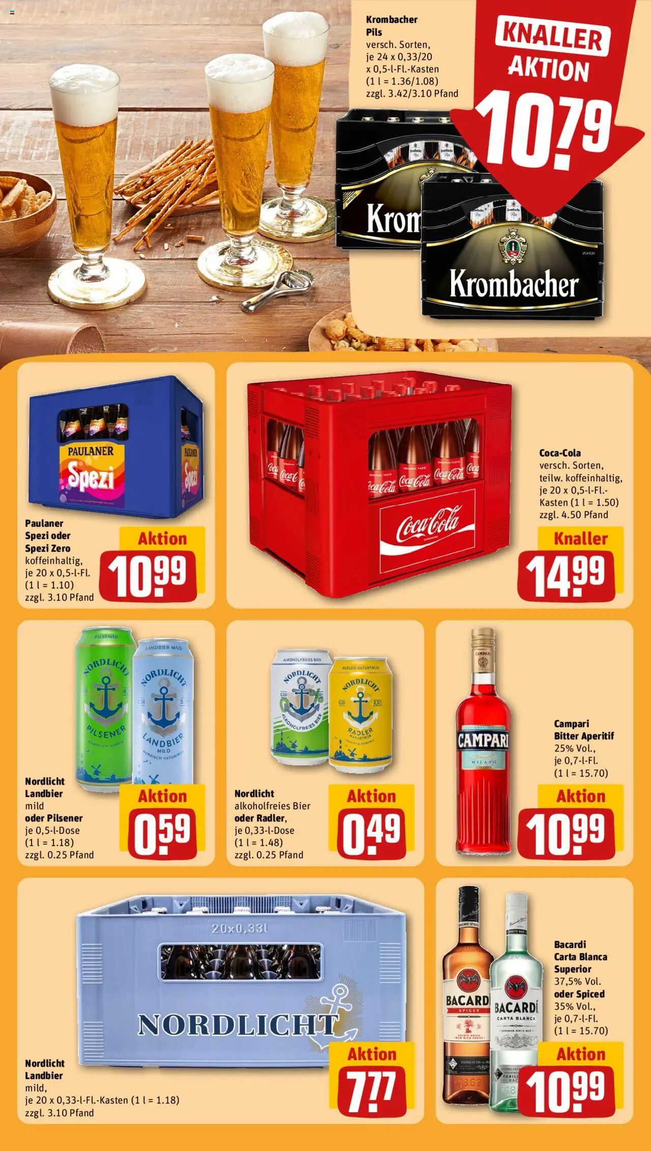 Rewe Prospekt 	 - gültig ab dem 16.06.2025 | Seite: 20 | Produkte: Cola, Paulaner spezi, Pils, Krombacher
