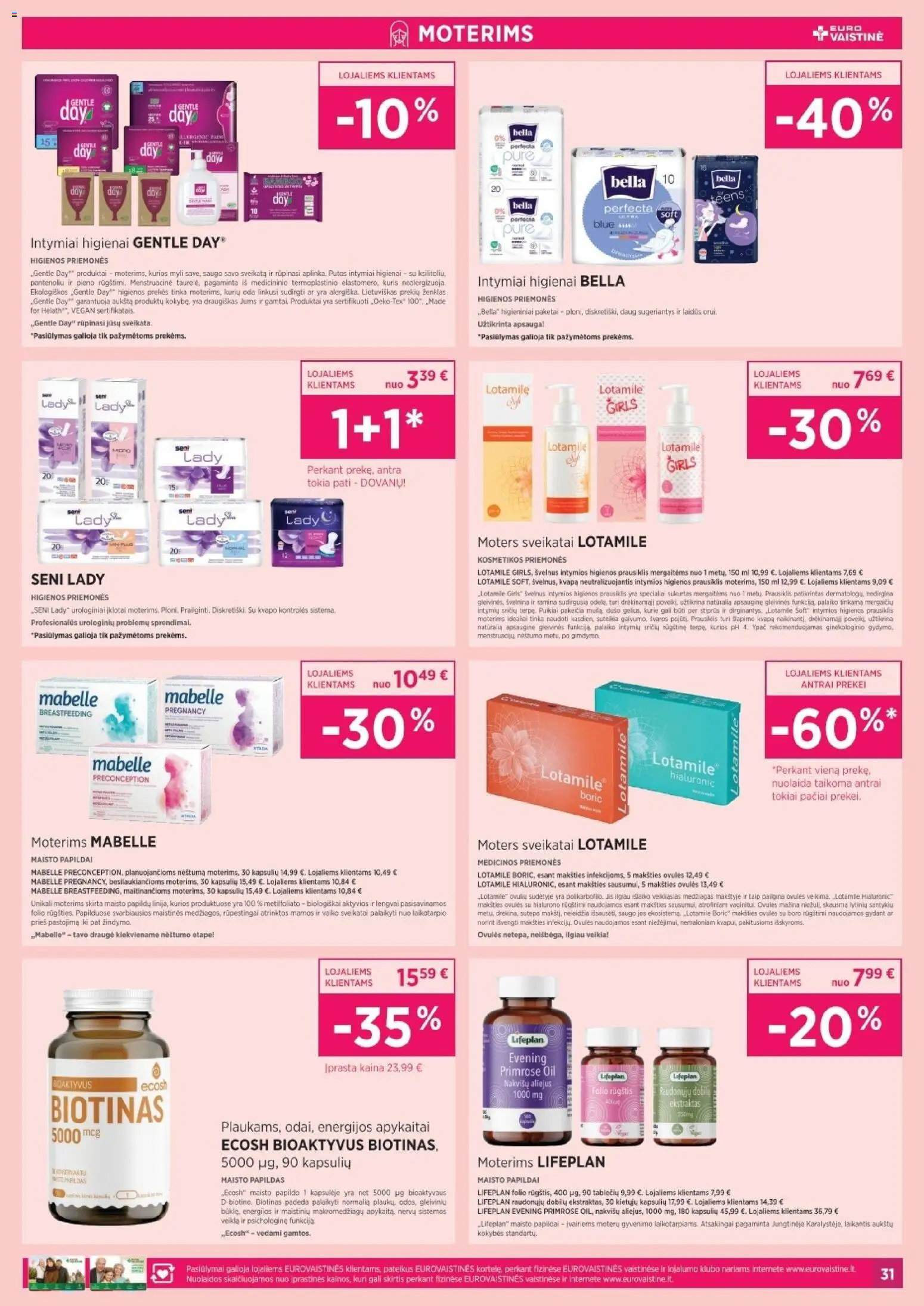 EUROVAISTINĖ akcijos nuo 31.01.2026 | Puslapis: 31 | Prekių: Aliejus, Prausiklis