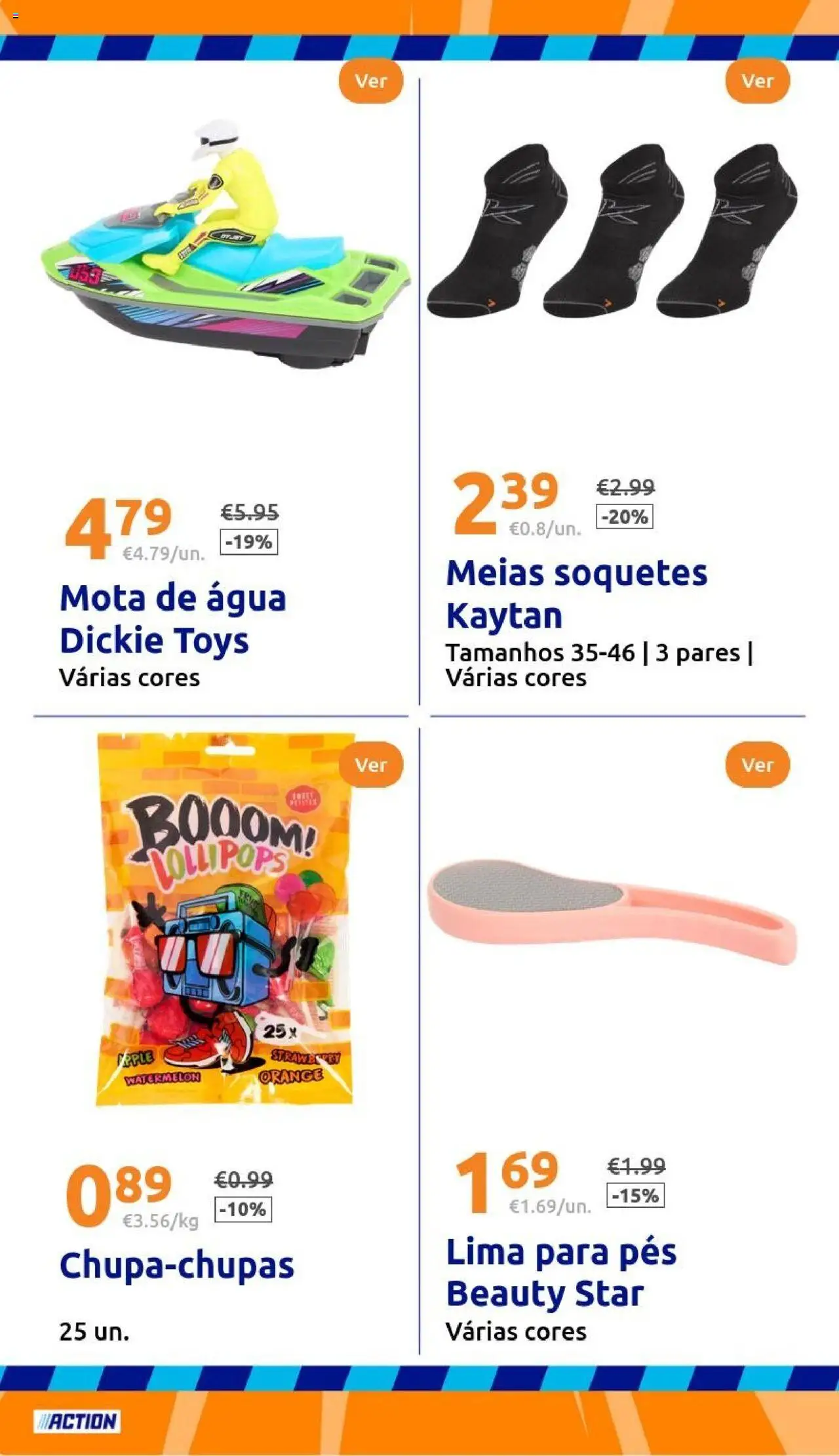 Action folheto │ válido de 18.06.2025 | Página: 30 | Produtos: Agua, Meias