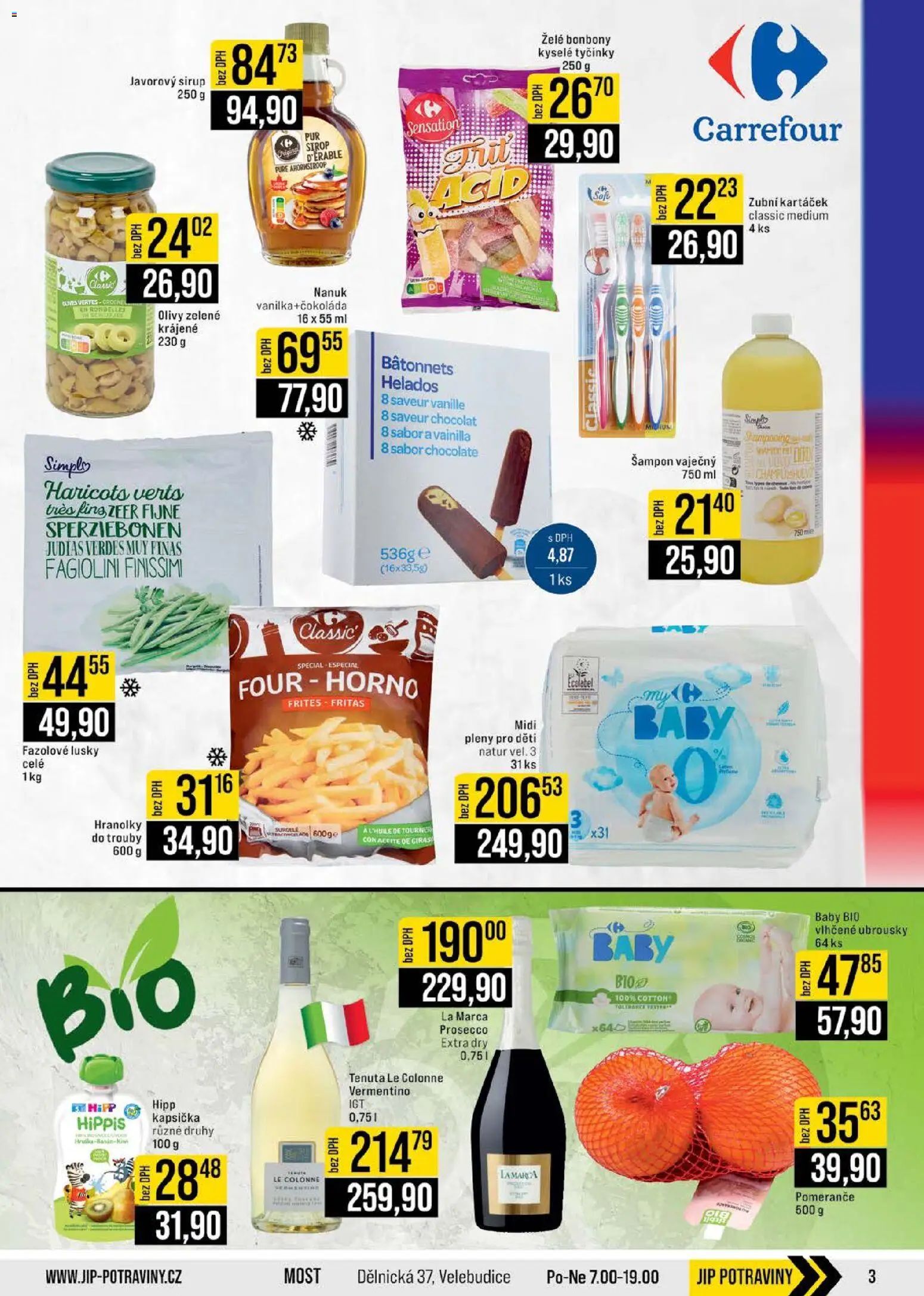 Jip leták - Cash & Carry od 14.01.2026 | Strana: 3 | Produkty: Bonbóny, Ubrousky, Javorový sirup, Želé bonbóny