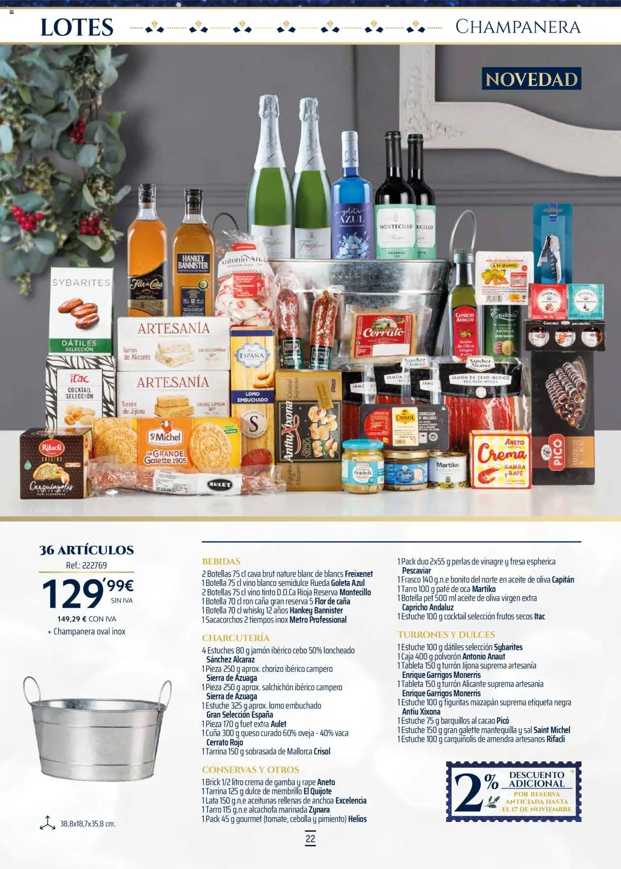 Makro - Lotes y cestas Centro │ válido desde el 04.10.2025 | Página: 22 | Productos: Ron, Aceite de oliva, Whisky, Cuna