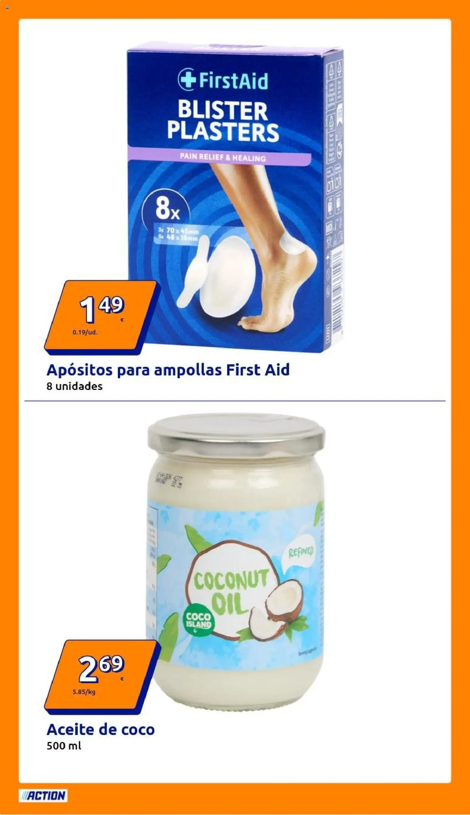 Action - Action week 8 2026 │ válido desde el 18.02.2026 | Página: 14 | Productos: Aceite, Τυρόπιτα, Aceite de coco