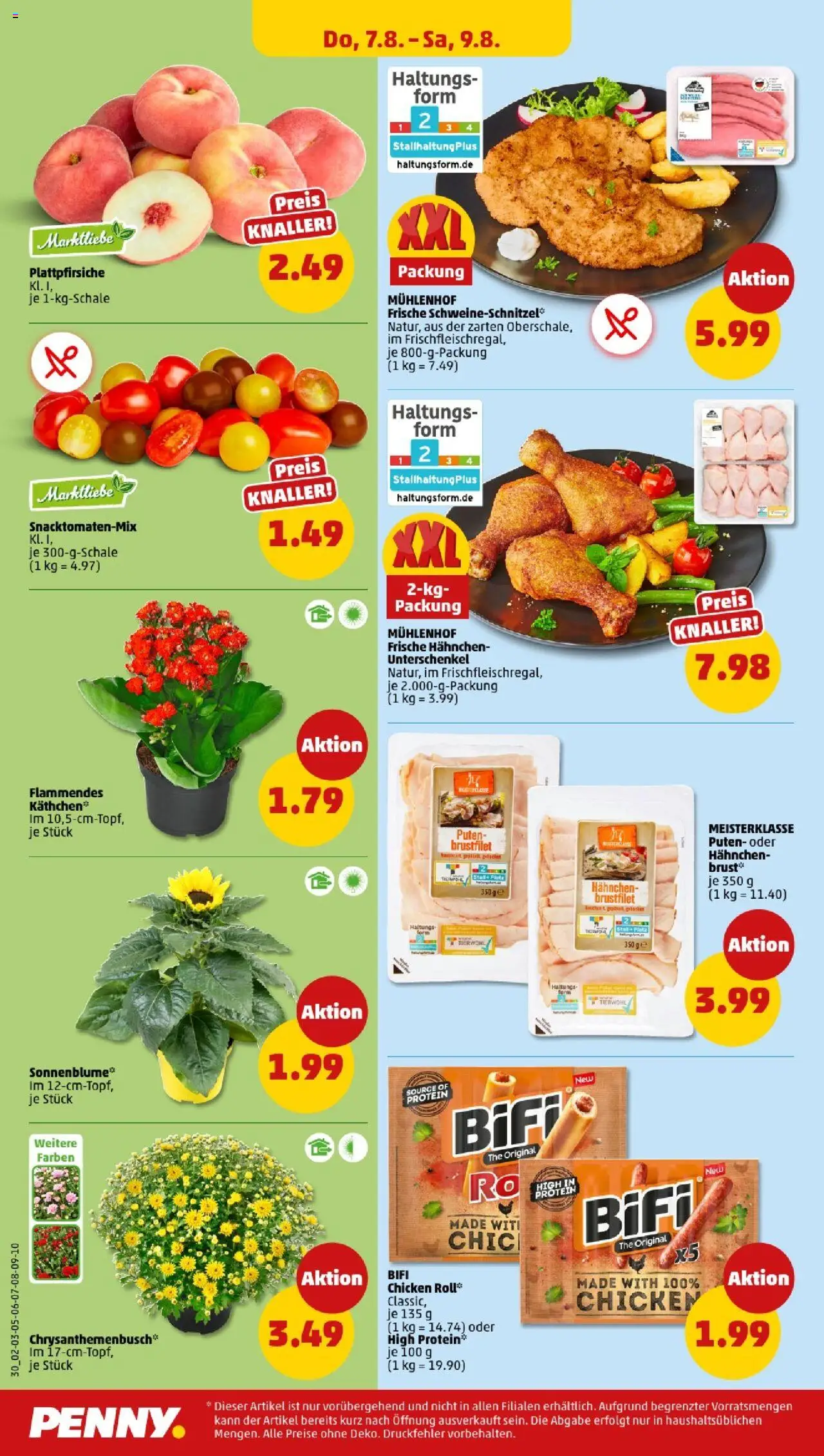 Penny - Nordrhein-Westfalen - gültig ab dem 04.08.2025 | Seite: 30 | Produkte: Hahnchen, Bifi