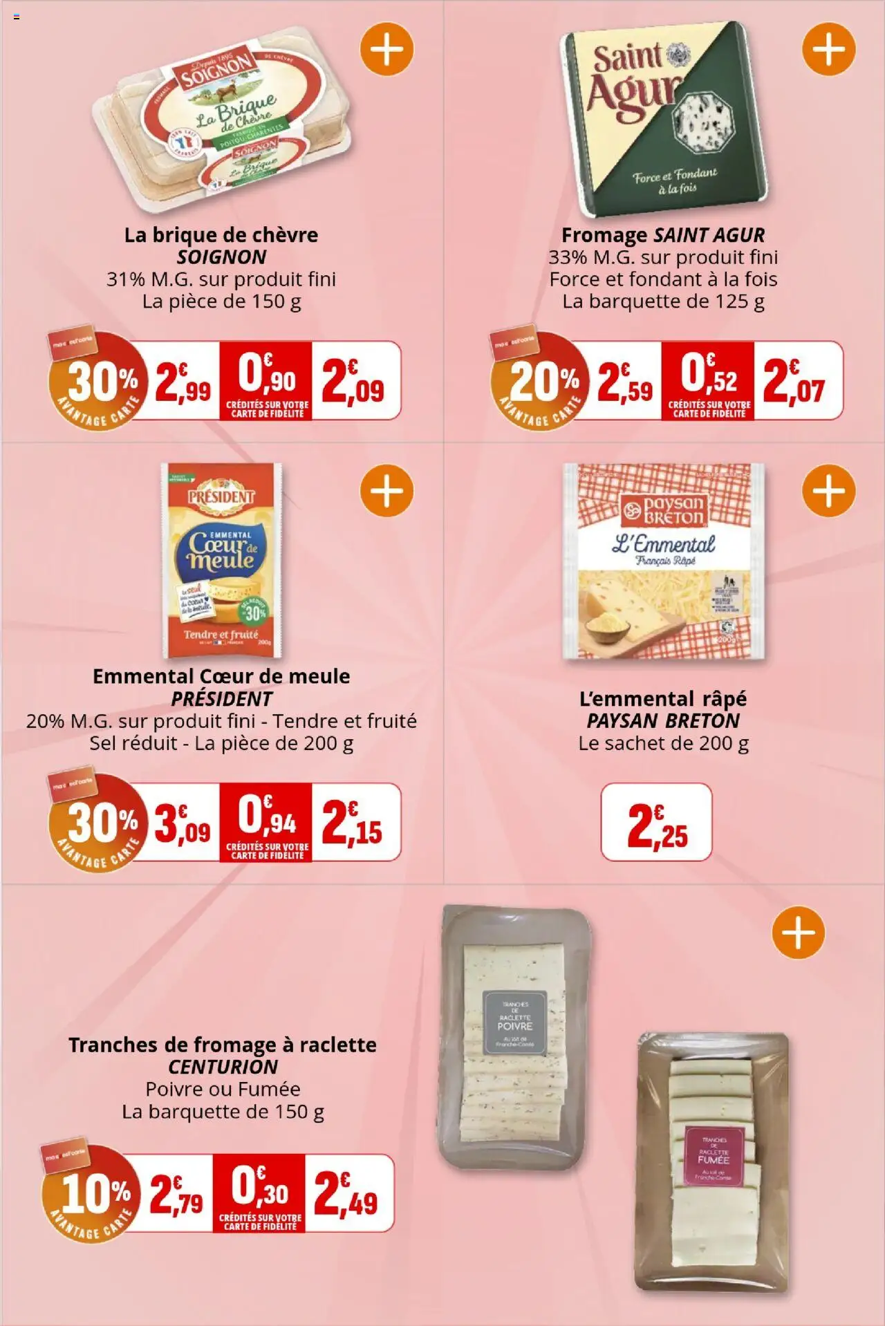 {H1} | Page: 12 | Produits: Emmental, Poivre, Raclette, Fromage