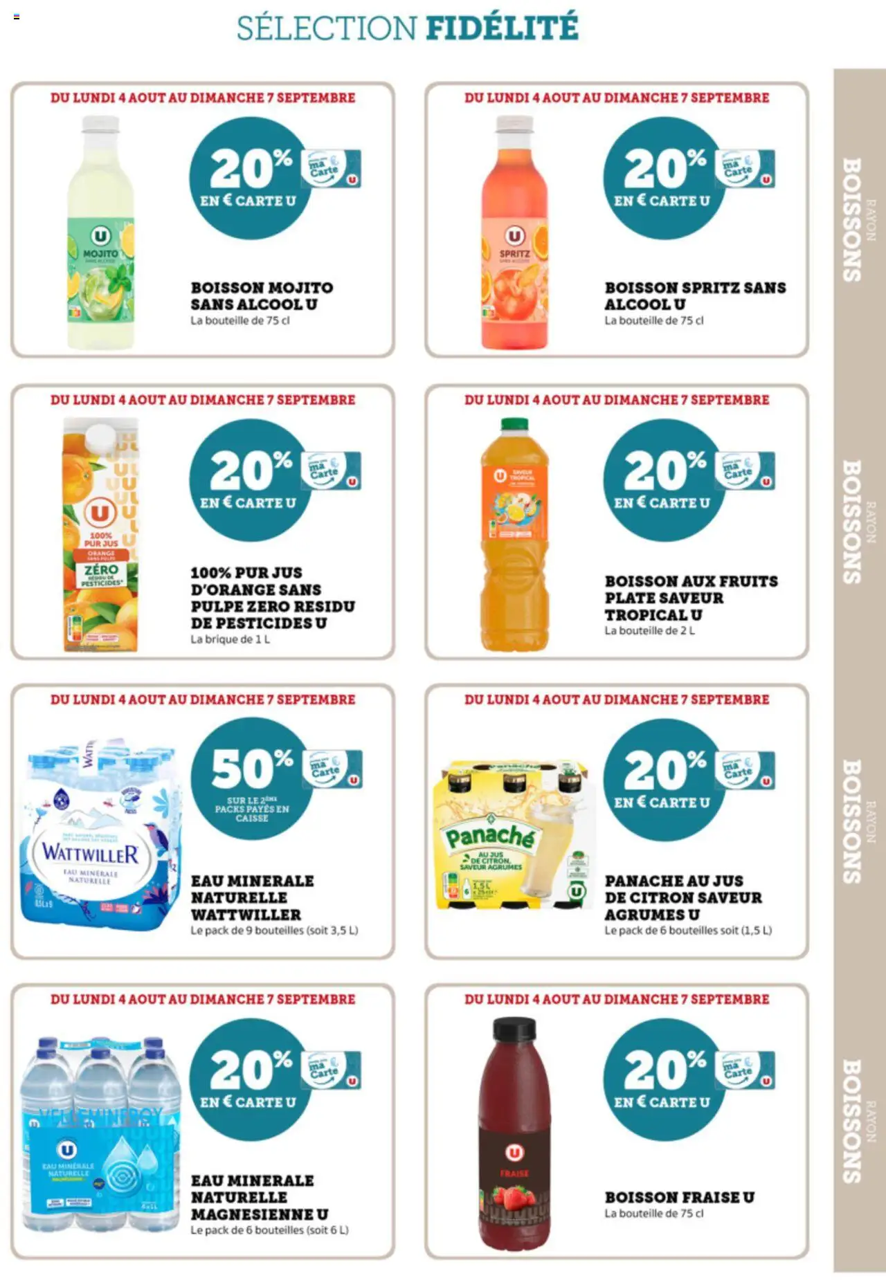  | Page: 27 | Produits: Eau minérale, Citron, Fraise, Eau minérale naturelle