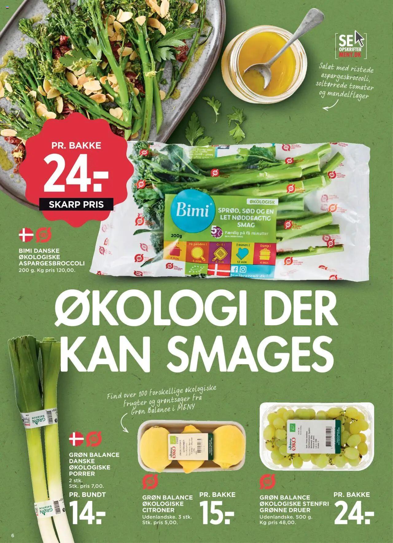 Meny Tilbudsavis gyldig fra 08.08.2025 | Side: 40 | Produkter: Citroner, Tomater, Salat, Porrer