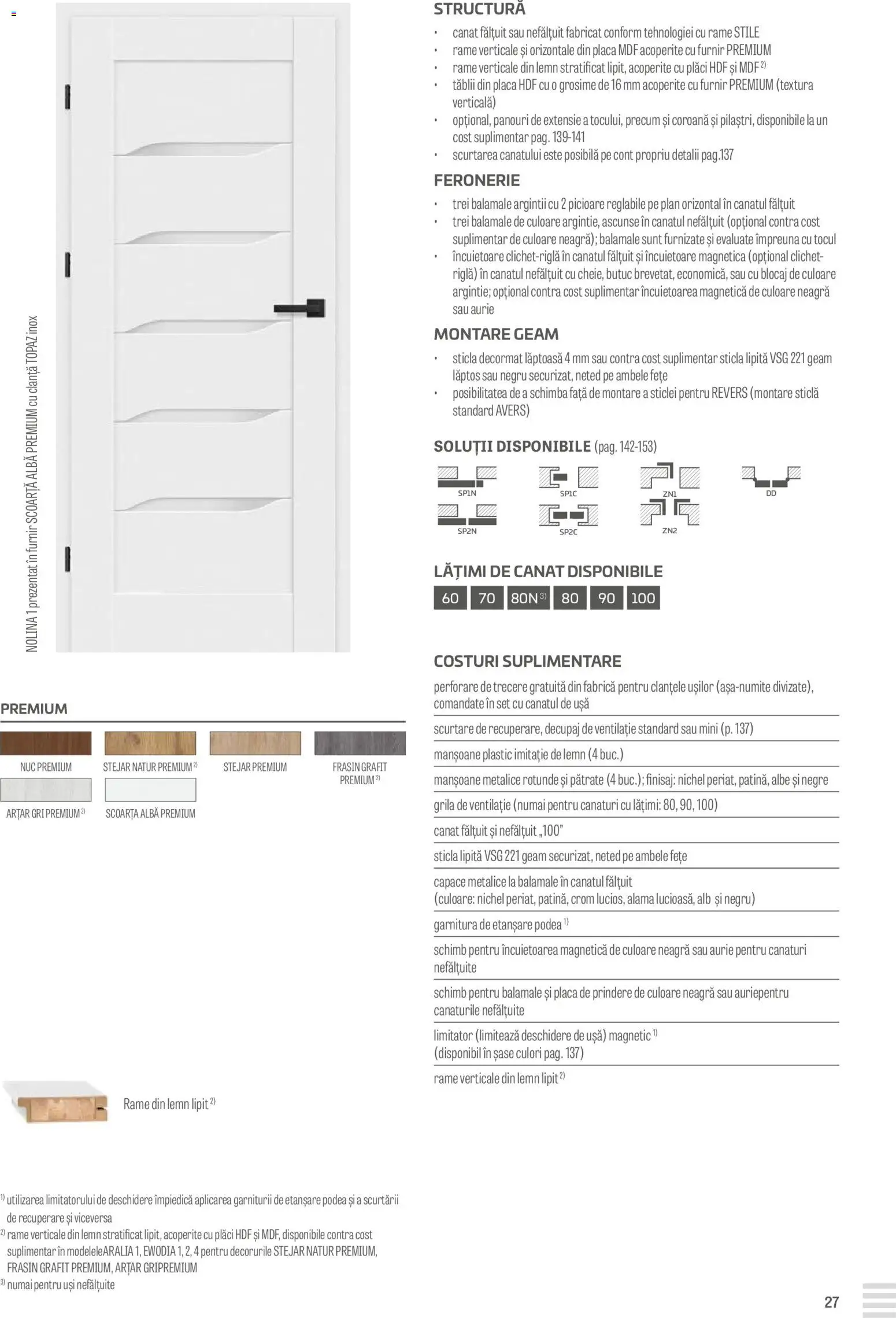 Noul catalog Proges – valabil de la 23.08.2024 | Pagină: 27 | Produse: Ușă